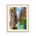 Plakat w ramie 40x50 - Wenecja: romantyczne miasto wodnych dróg - Wenecja, Włochy - rama drewno