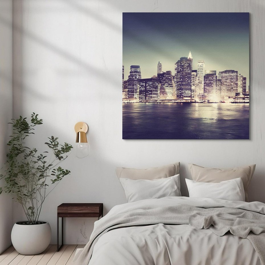 Obraz na płótnie 40x40 - Miasto niekończących się możliwości - Nowy York, miasto