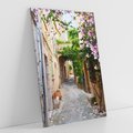 Obraz na płótnie 50x70 - Ścieżka W Nieskończoność - uliczka, perspektywa