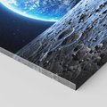 Obraz na płótnie 100x70 - Mistrzowskie spojrzenie na Ziemię - ziemia, kosmos