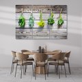 Obraz na płótnie 120x80 - Zielenina: Harmonia natury - zielenina