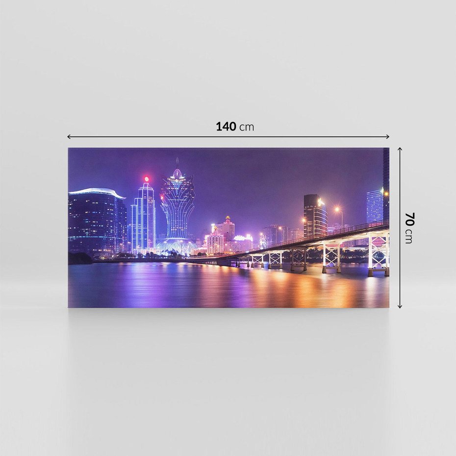 Obraz na płótnie 140x70 - Macau: Spotkanie dwóch światów - Macau, Hong