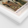 Plakat w ramie 50x70 - Reprodukcja Japońskiej Grafiki - eishosai choki, reprodukcja grafiki - rama biała