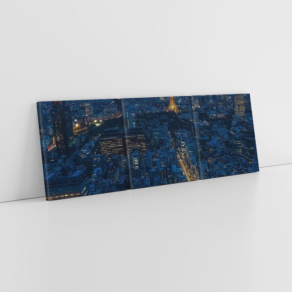 Obraz na płótnie 150x50 - Nocne impresje Paryża we Francji - Francja, Paryż