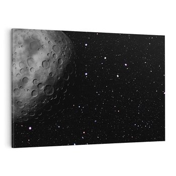Obraz na płótnie 120x80 - Księżyc kosmiczny - księżyc, kosmos
