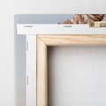 Obraz na płótnie 30x30 - Naturalna Delikatność - trawy, boho