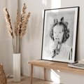 Plakat bez ramy 30x40 - Pyszny Deser - retro zdjęcie, czarno białe