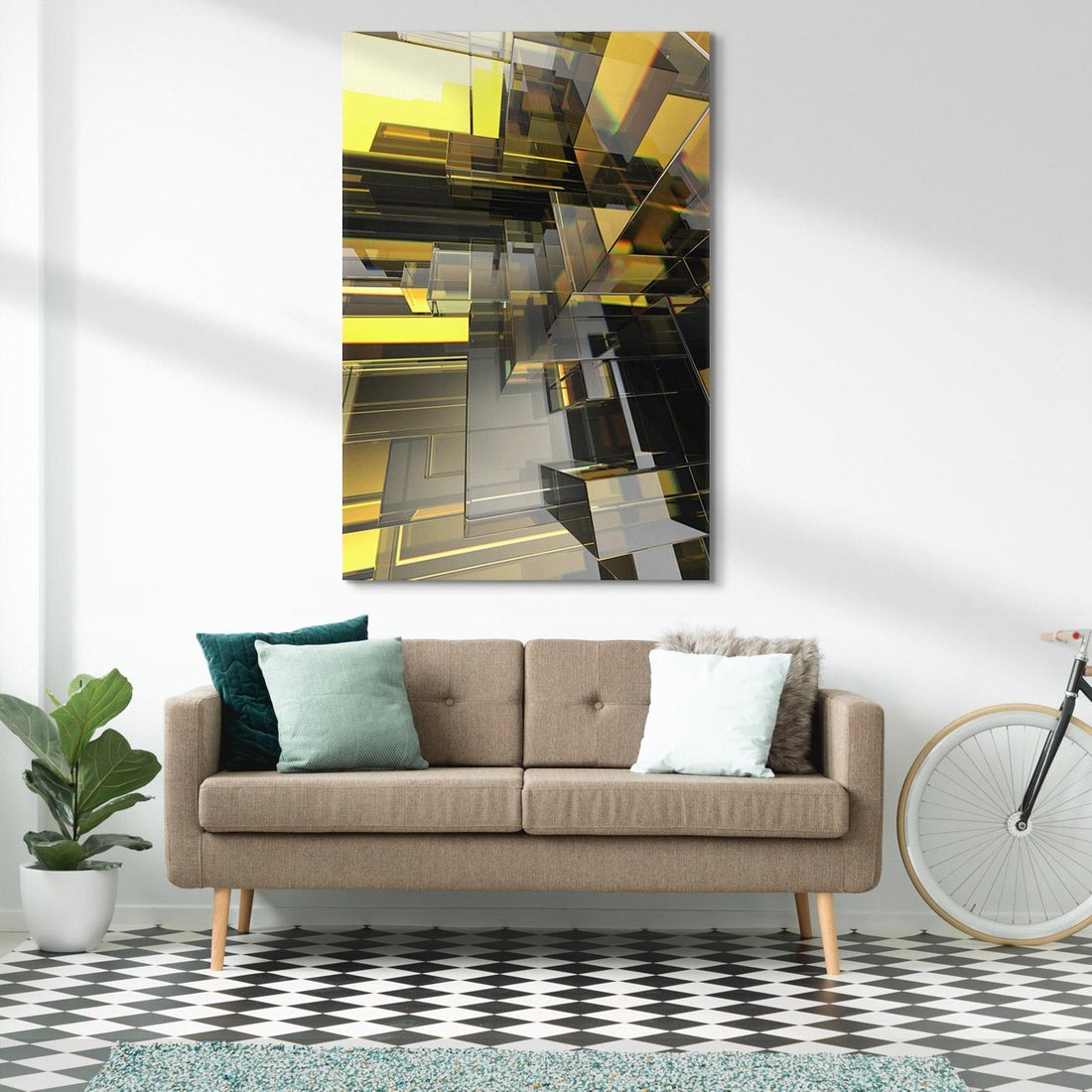 Obraz na płótnie 70x100 - Nowoczesna sztuka - nowoczesna, sztuka