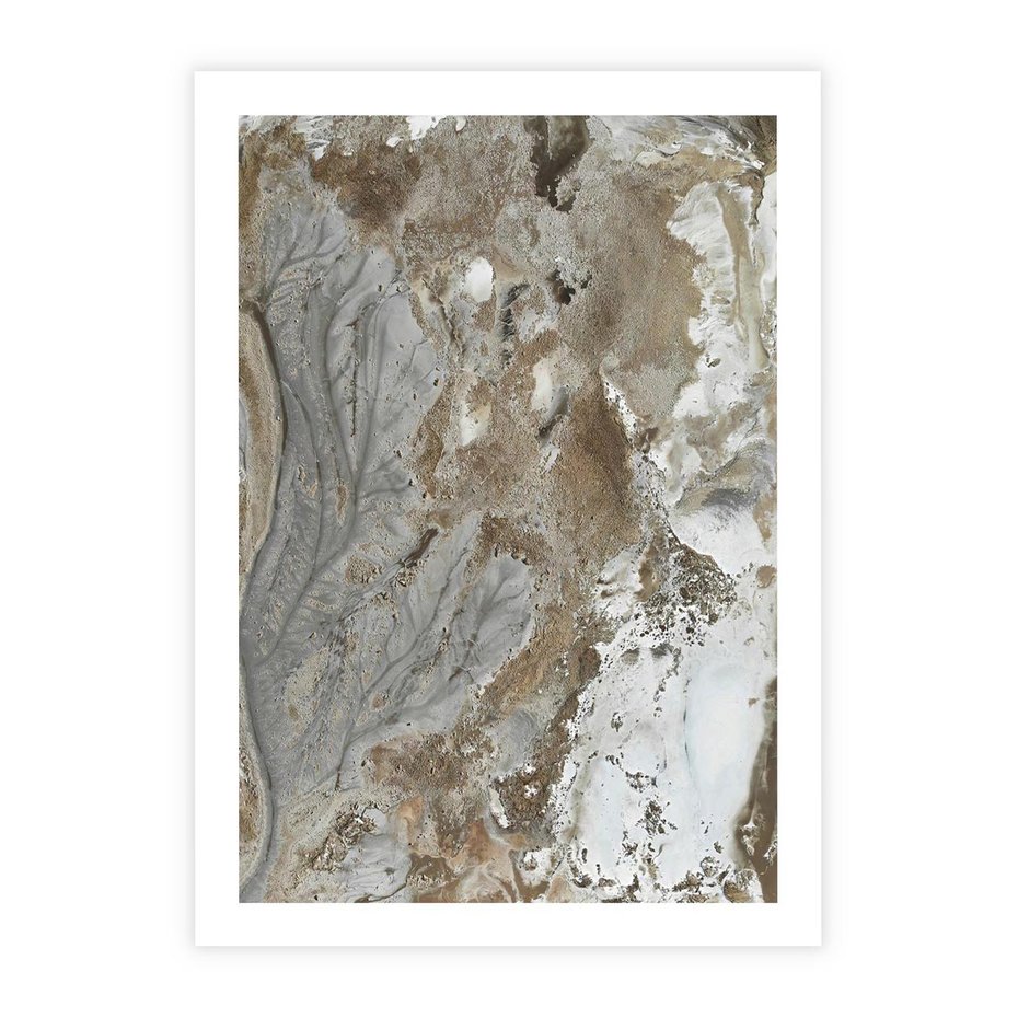 Plakat bez ramy 30x40 - Spokój w Beżu - zdjęcie, naturalna tekstura