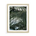 Plakat w ramie 50x70 - Wakacyjna Magia - palmy, tropiki - rama drewno