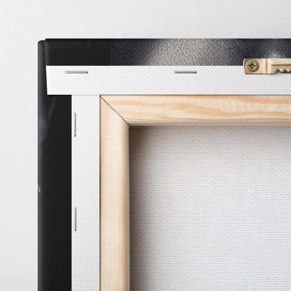 Obraz na płótnie 120x40 - Złote Usta Kobiety - złote, usta