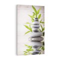 Obraz na płótnie 70x100 - Spa kamienie: naturalne piękno - spa, kamienie
