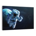 Obraz na płótnie 120x80 - kosmiczna podróż - kosmonauta, ziemia