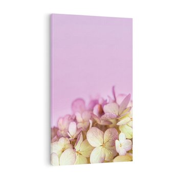 Obraz na płótnie 80x120 - Kwiatowa Uroda - kwiaty, hortensje