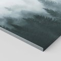 Obraz na płótnie 120x80 - Las w Mgłe - las, we