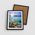 Plakat w ramie 40x50 - Rafa Koralowa - Podwodne Cuda - rafa, koralowa - rama czarna