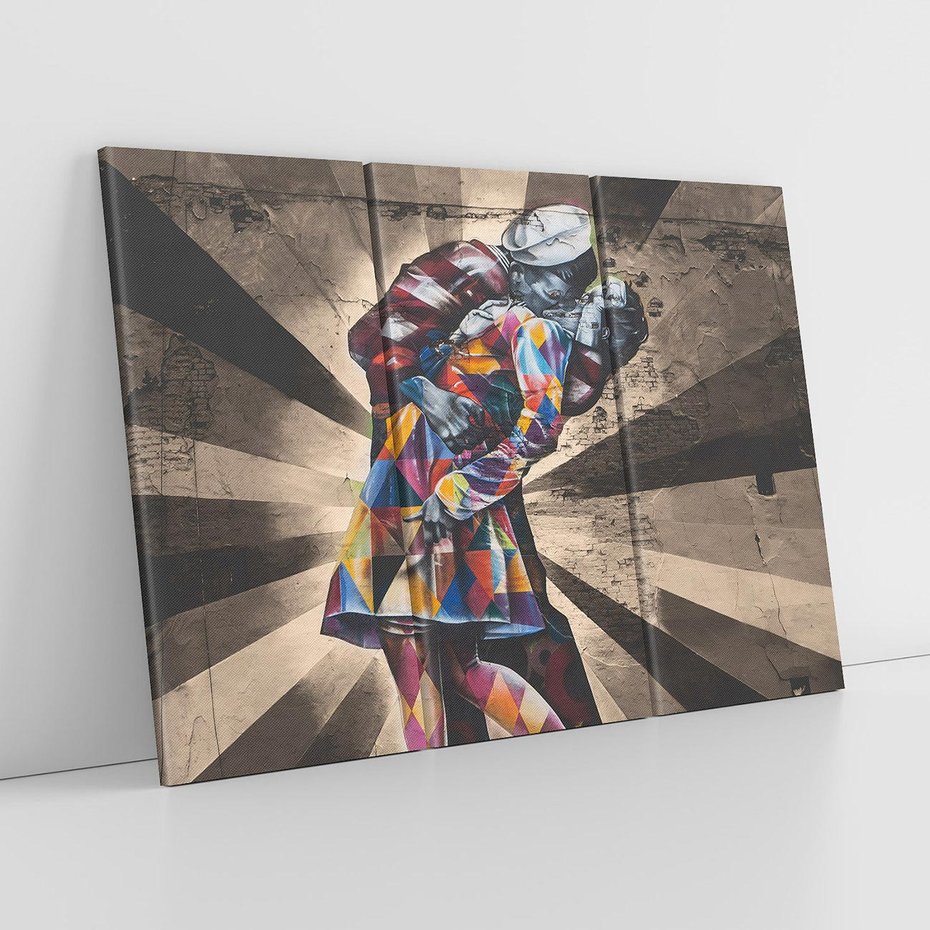 Obraz na płótnie 120x80 - Marynarz w świecie graffiti - marynarz, graffiti