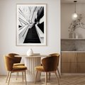 Plakat w ramie 40x50 - Współczesne Kształty - architektura, nowoczesne formy - rama drewno