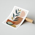 Plakat bez ramy 21x30 - Boho Taniec Stylu - boho obraz, abstrakcja