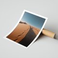 Plakat bez ramy 21x30 - Piasek pustyni w ogniu - pustynia, piasek