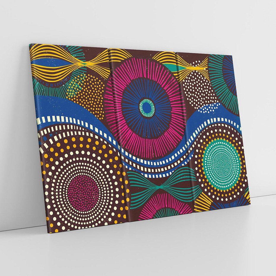 Obraz na płótnie 120x80 - Energia Wzorców - enticzne wzory, kształty