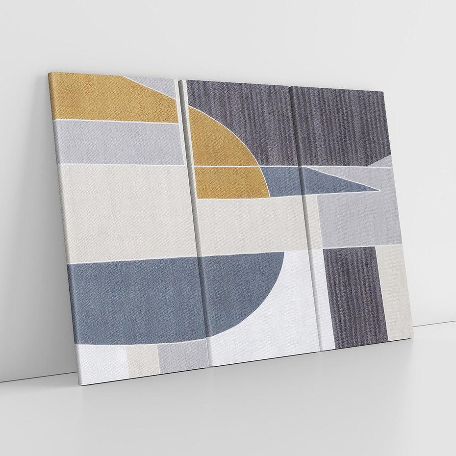 Obraz na płótnie 120x80 - Odbicie wschodzącego jutra - graficzne kształty, geometria