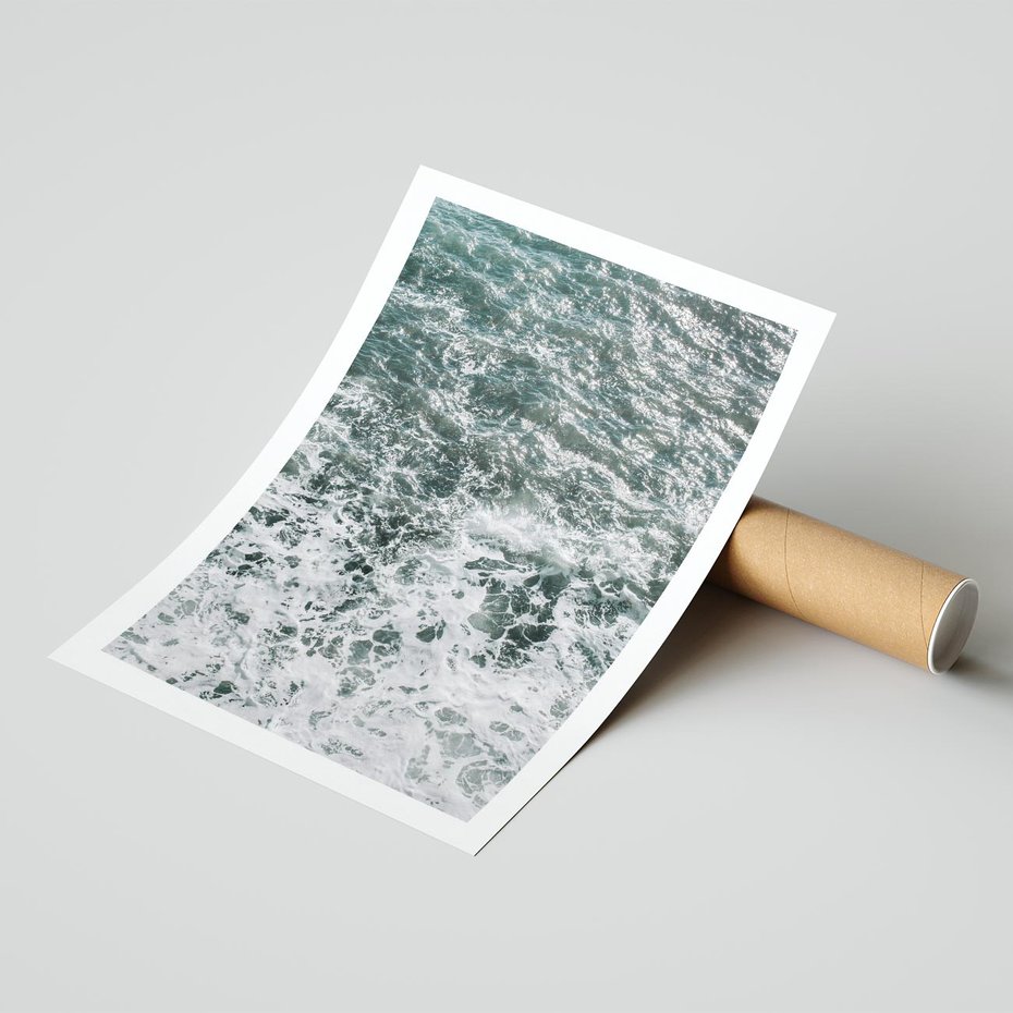 Plakat bez ramy 50x70 - Sztormowa Przygoda - morze, ocean