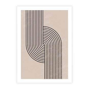 Plakat bez ramy 30x40 - Puls Abstrakcji - abstrakcyjne linie, geometria