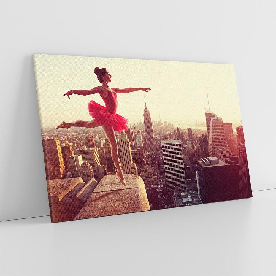 Obraz na płótnie 100x70 - Elegancja ruchu - balet, taniec