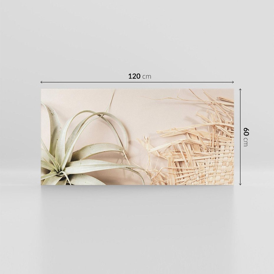 Obraz na płótnie 120x60 - Boho urok suchych liści - suche, liście