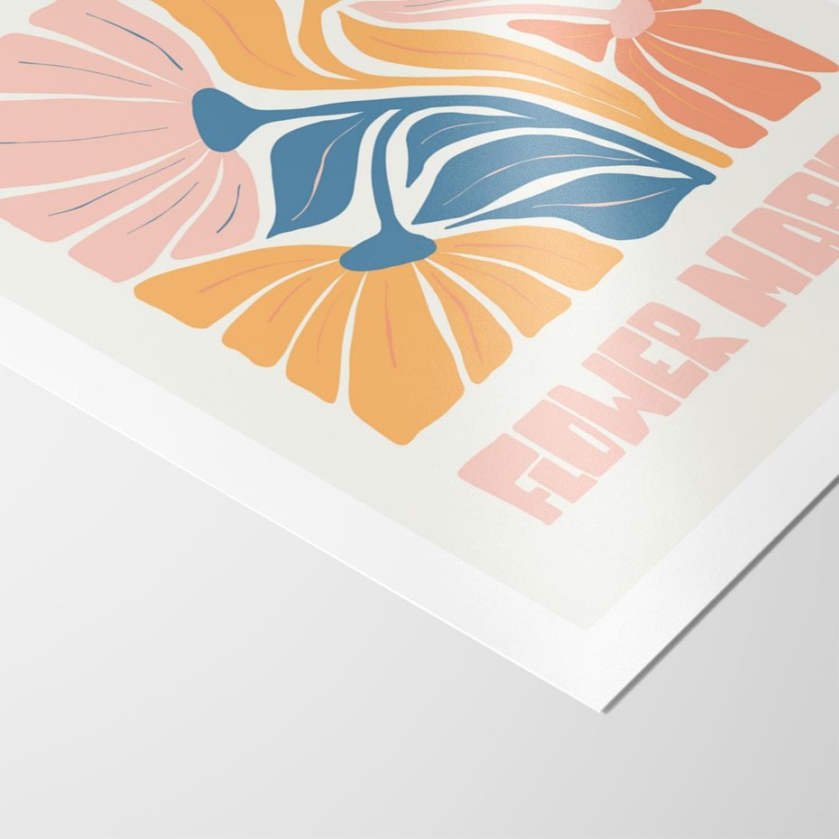 Plakat bez ramy 40x50 - Spójny Dysonans - pastelowe kolory, typografia