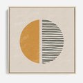 Obraz w ramie 50x50 - Kształty Nowych Granic - nowoczesna sztuka, minimalizm - rama drewno