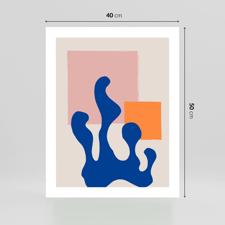 Plakat bez ramy 40x50 - Bezgraniczna Galeria Plam - abstrakcja, nowoczesny plakat