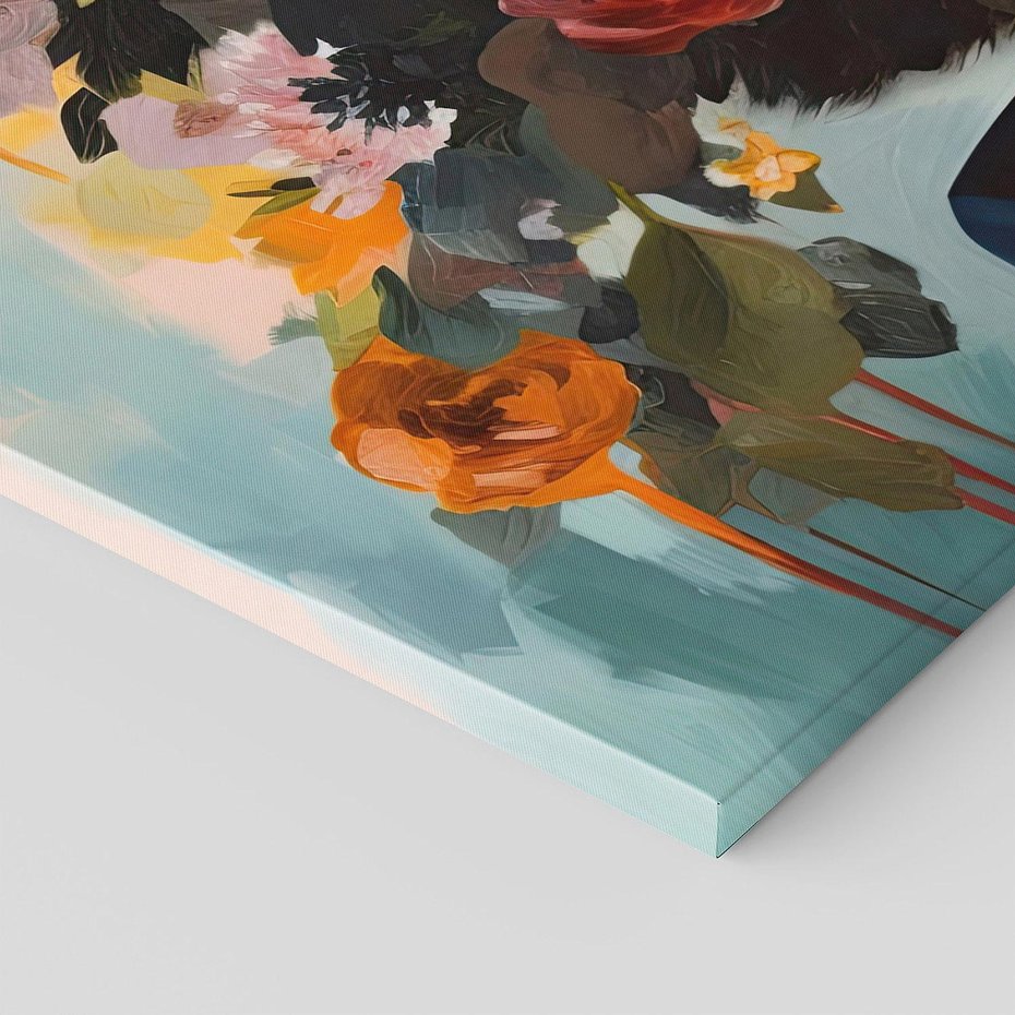 Obraz na płótnie 140x70 - Ukryte Emocje - obraz, akwarela