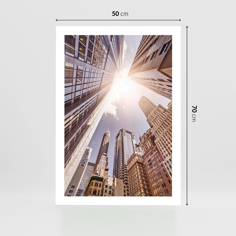 Plakat bez ramy 50x70 - Oczami artysty - miasto, perspektywa