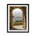 Plakat w ramie 50x70 - Słoneczne Piękno Włoch i Prowansji - Włochy, Prowansja - rama czarna