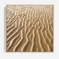 Obraz w ramie 50x50 - Piasek i Nieskończoność - pustynia, piasek - rama drewno