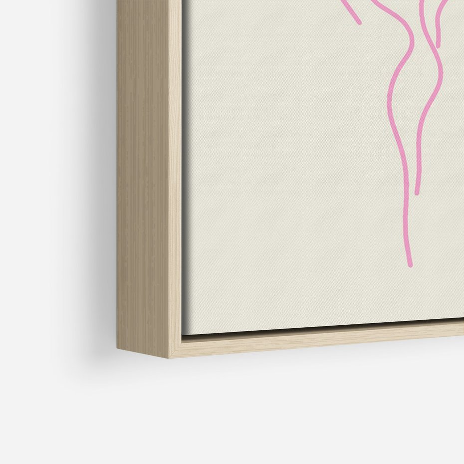 Obraz w ramie 80x120 - Morskie Pulsacje - nowoczesny optymistyczny plakat, kolorowe meduzy - rama drewno