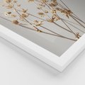 Zestaw obrazy w ramie 50x70 galeria - Suche, kwiaty, pampas, trawy, boho - rama biała