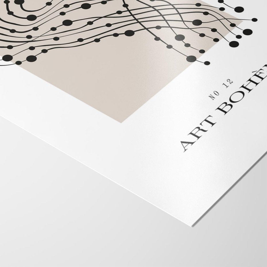 Plakat bez ramy 50x70 - Migocące Konstrukcje Abstrakcji - sztuka minimalizmu, biało czarna rycina