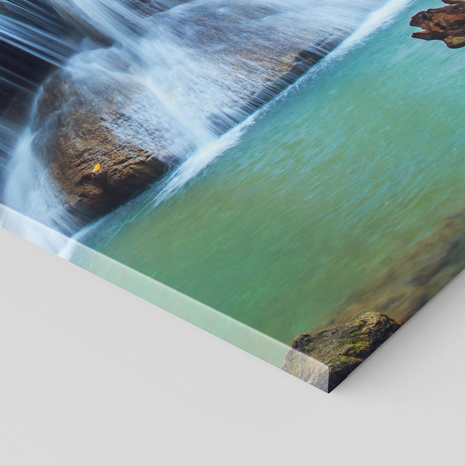 Obraz na płótnie 50x70 - Magia kolorów - jesień, las