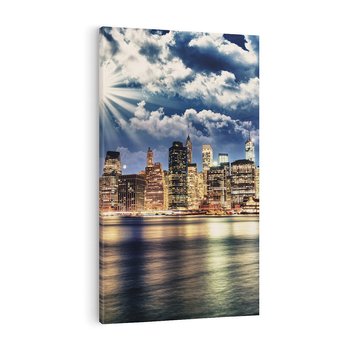 Obraz na płótnie 80x120 - Majestatyczny Manhattan - Nowy York, USA