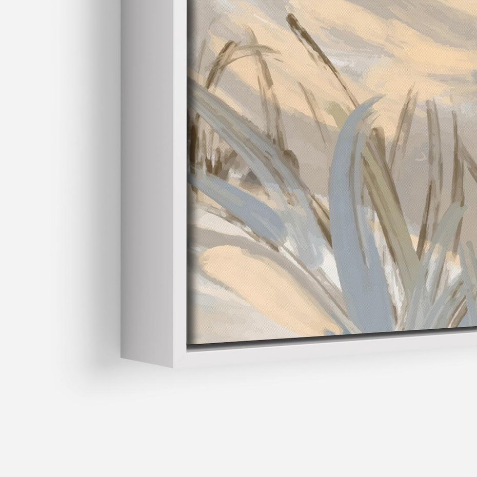 Obraz w ramie 80x80 - Światłości Taniec - akwarela, obraz - rama biała