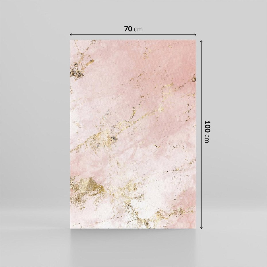 Obraz na płótnie 70x100 - Piękno w Szczegółach - marmur, złoto