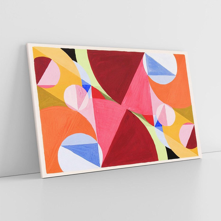 Obraz na płótnie 100x70 - Area Broken by Perpendiculars 1934, Jospeh Schillinger - Reprodukcja - reprodukcja, obraz na płótnie