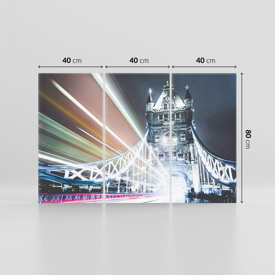 Obraz na płótnie 120x80 - Tower Bridge most Londyn - Tower Bridge, most