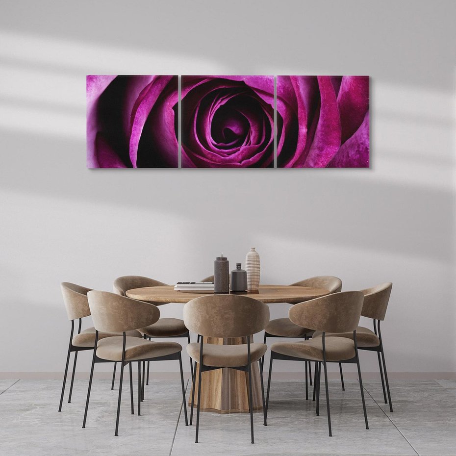 Obraz na płótnie 150x50 - piękno w delikatności - róża, kwiat