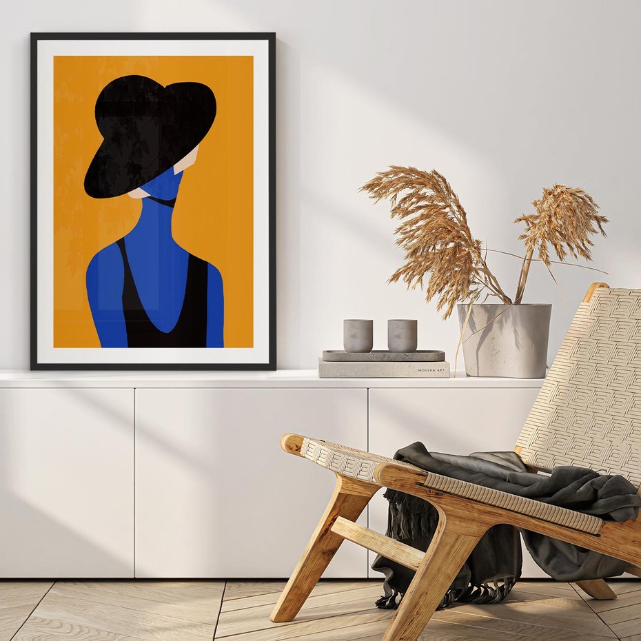 Plakat bez ramy 21x30 - Zaklęte Zniknięcie - sztuka nowoczesna, plakat