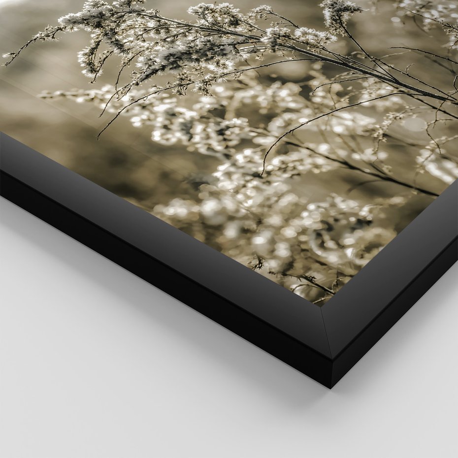 Zestaw obrazy w ramie 40x50 galeria - Boho, minimalizm, spokój, napis - rama czarna