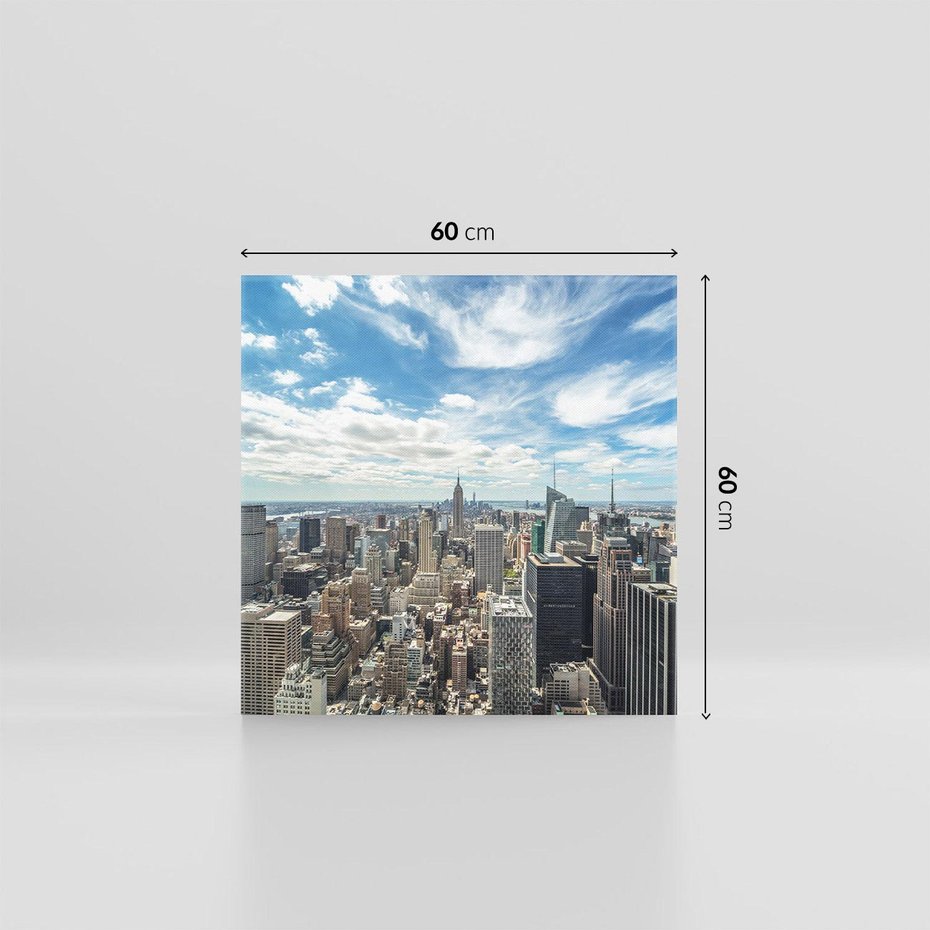 Obraz na płótnie 60x60 - Nowy Jork: Miasto niekończących się możliwości - Nowy York, USA
